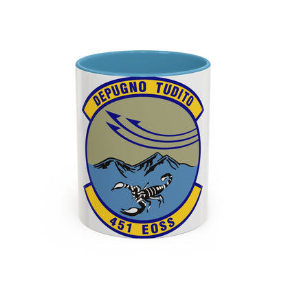 451st Expeditionary Operations Support Squadron (U.S. Air Force) Accent Coffee Mug