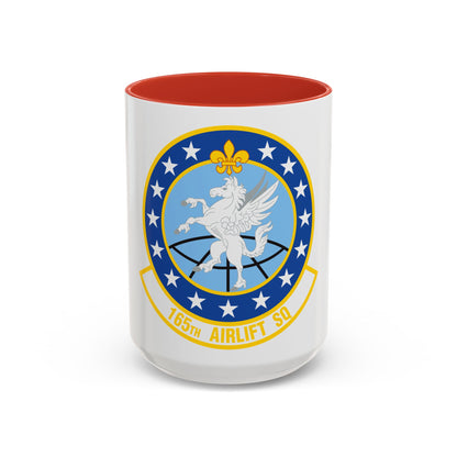 165 Airlift Squadron (U.S. Air Force) Accent Coffee Mug