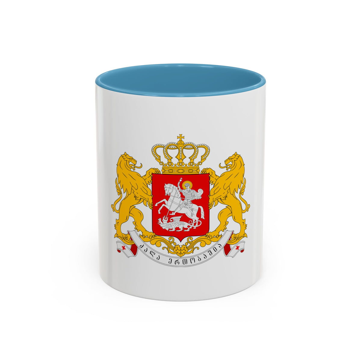 Greater coat of arms of Georgia - Accent Coffee Mug