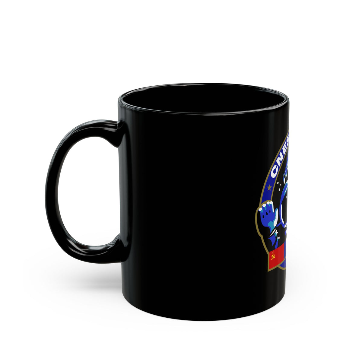 Soyuz TM-7 (Soyuz Programme) Black Coffee Mug