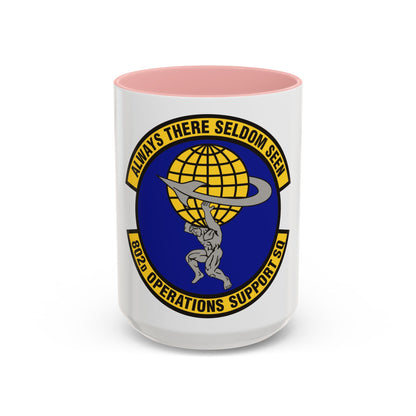 802d Operations Support Squadron (U.S. Air Force) Accent Coffee Mug