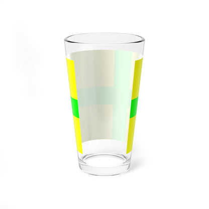 Unofficial flag of Gotland (Sweden) Pint Glass 16oz