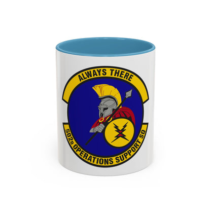 502d Operations Support Squadron (U.S. Air Force) Accent Coffee Mug