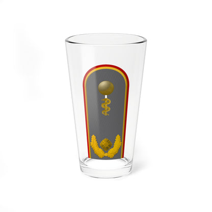 HD H 61b Generalarzt HM L (Germany) (Military Rank) Pint Glass 16oz