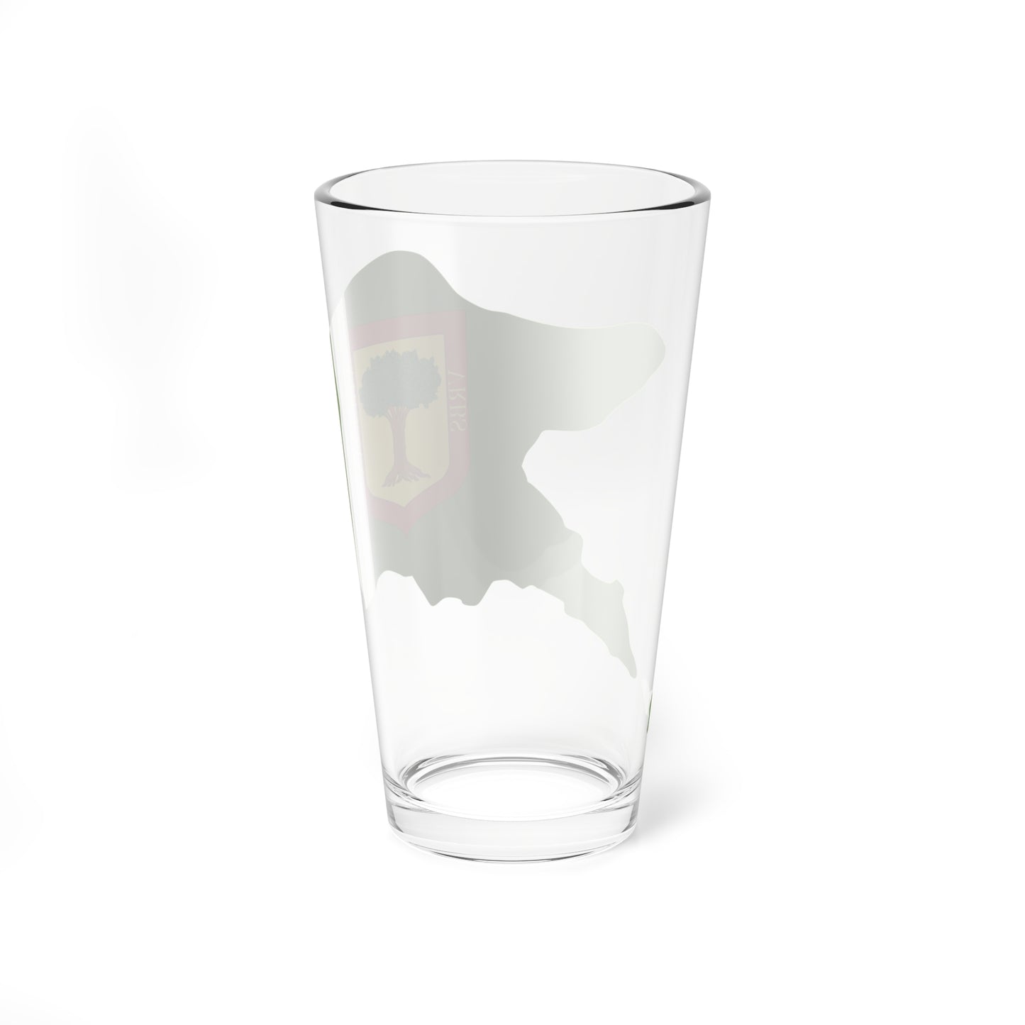 Flag map of Nuceria (Italy) Pint Glass 16oz