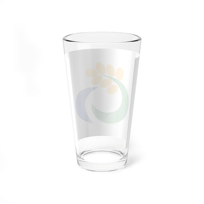 Flag of Isa Kagoshima (Japan) Pint Glass 16oz