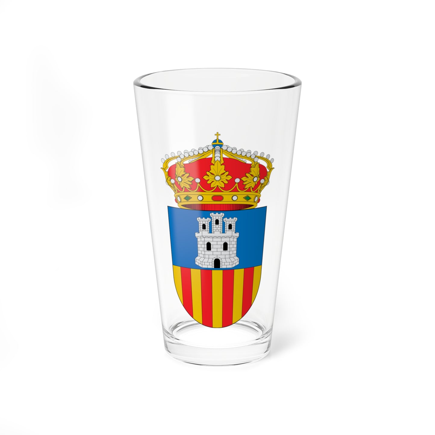 Escudo de Ababuj (Spain) (Coat of Arms) Pint Glass 16oz