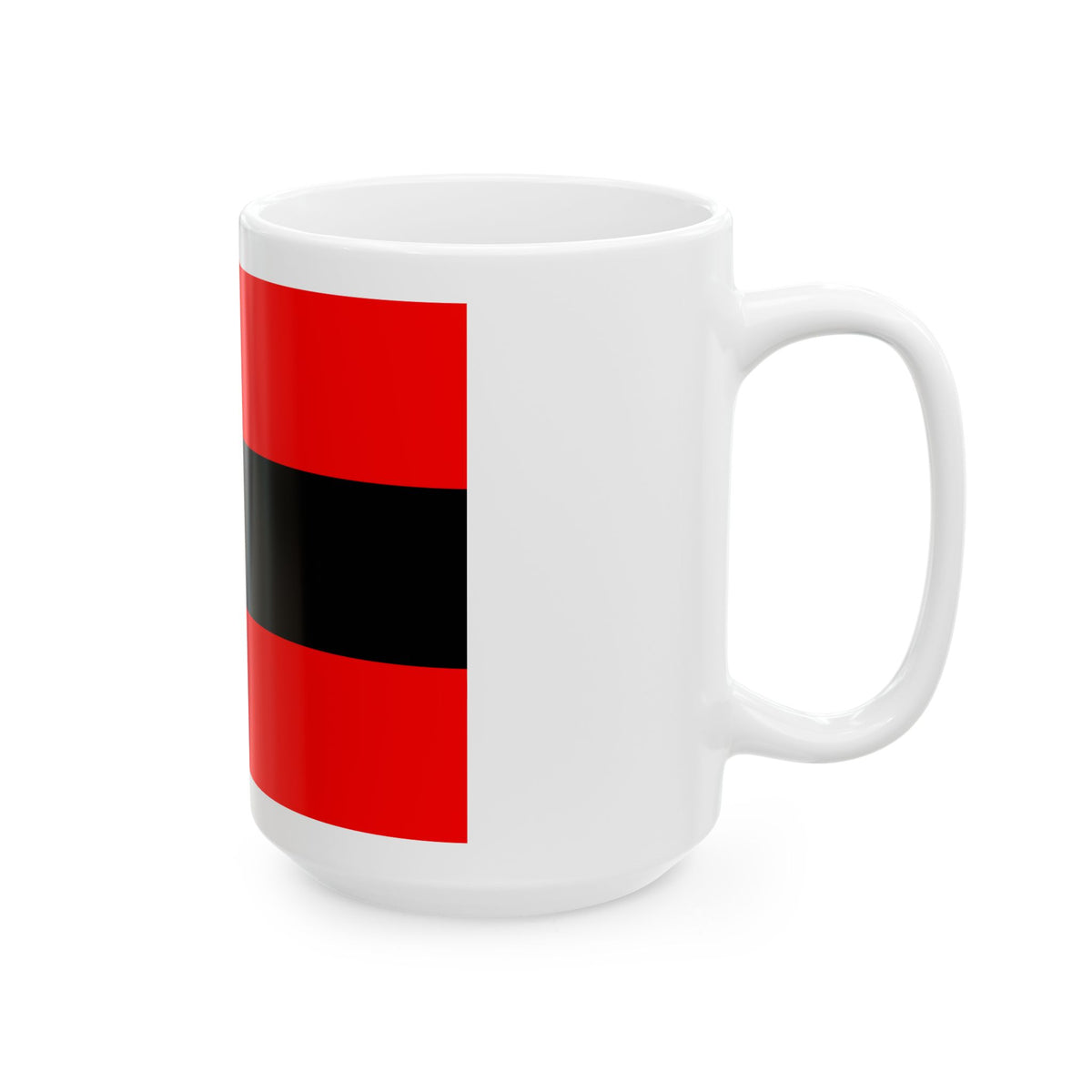 Civil Ensign of Albania - White Coffee Mug