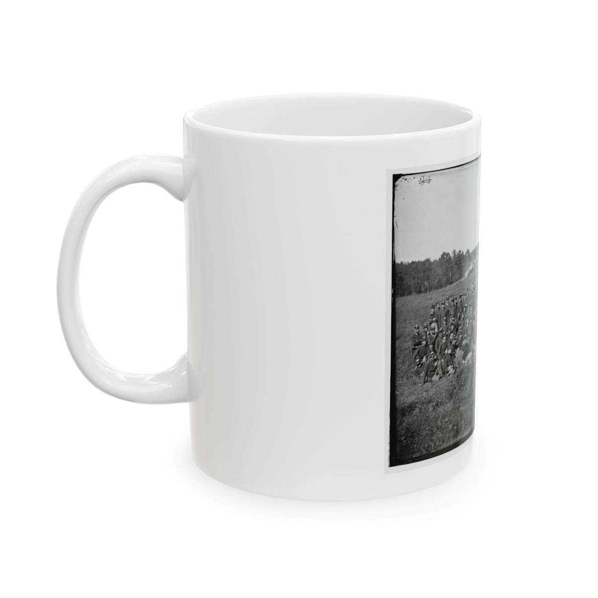 Culpeper, Va. Men Of Battery M (Benson's), 2d U.S. Artillery (U.S. Civil War) White Coffee Mug
