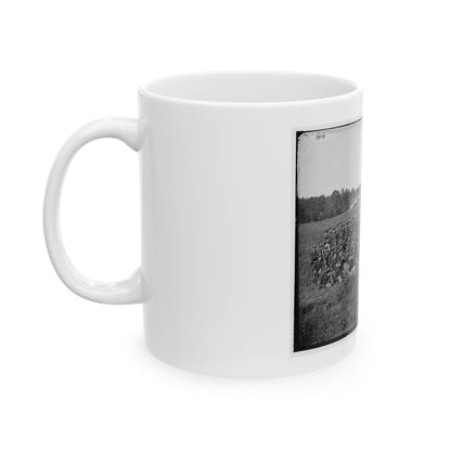 Culpeper, Va. Men Of Battery M (Benson's), 2d U.S. Artillery (U.S. Civil War) White Coffee Mug