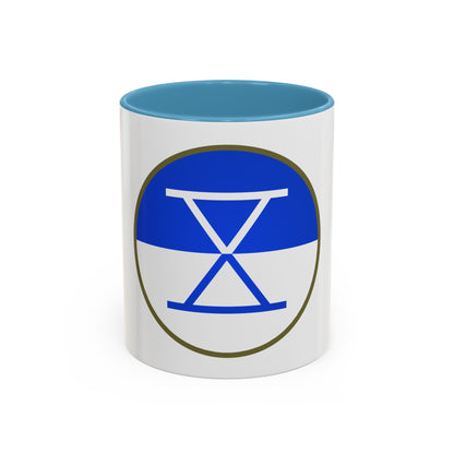 X Corps (U.S. Army) Accent Coffee Mug