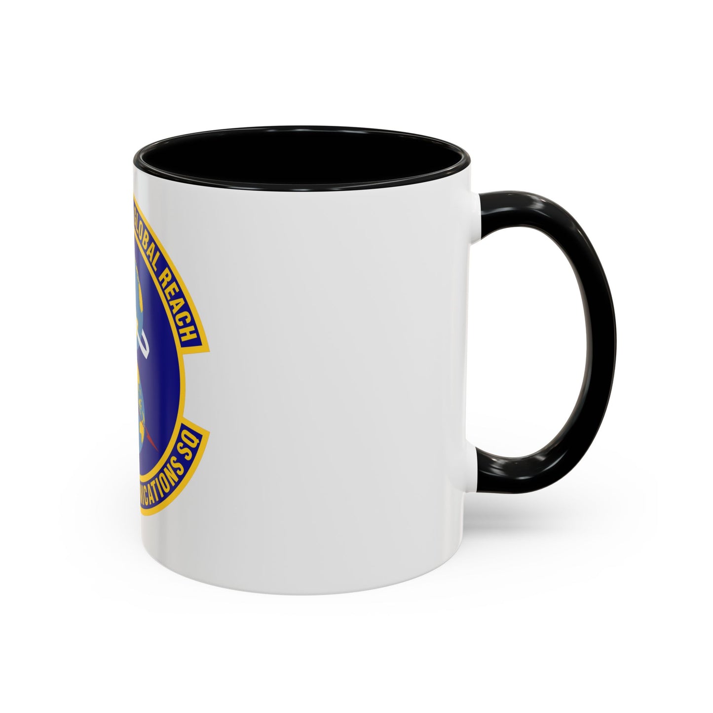 608th Air Communications Squadron (U.S. Air Force) Accent Coffee Mug