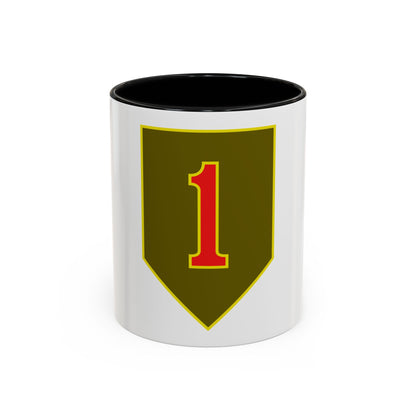 1st Infantry Division (U.S. Army) Accent Coffee Mug