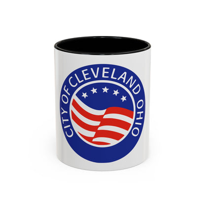 Seal of Cleveland Ohio - Accent Coffee Mug
