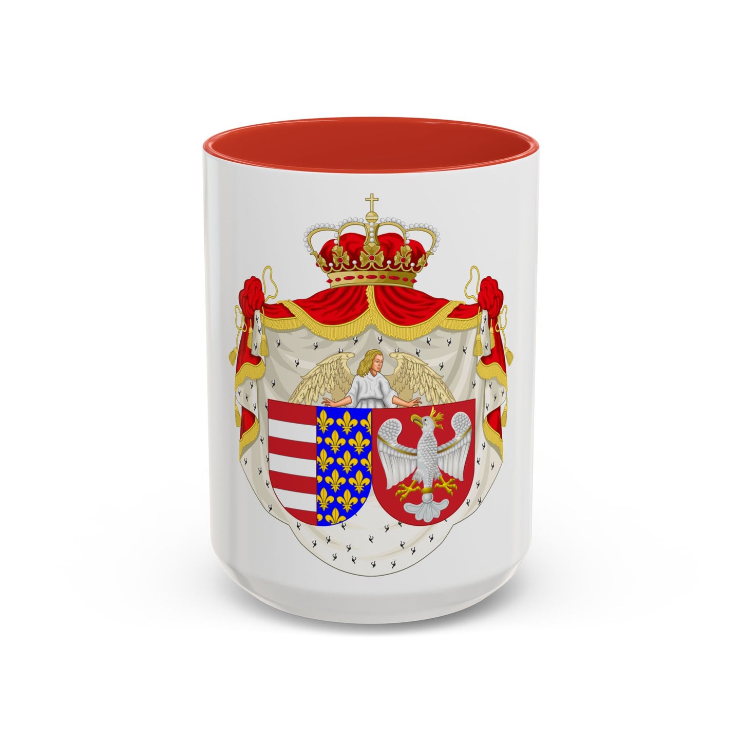 Coat of arms of Jadwiga of Poland - Accent Coffee Mug