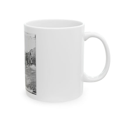 James River, Va. View Of The Completed Dutch Gap Canal (U.S. Civil War) White Coffee Mug