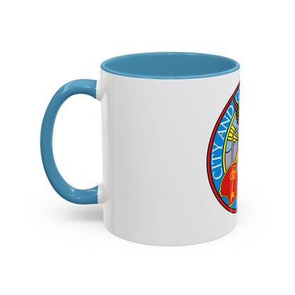 Seal of Denver - Accent Coffee Mug