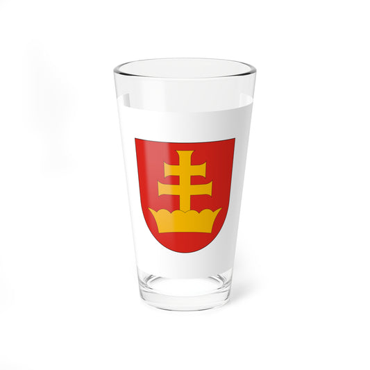Flag of Szentkiralyszabadja (Hungary) Pint Glass 16oz
