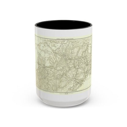 Asia - Kirin, Harbin, Vladivostok (1905) (Map) Accent Coffee Mug