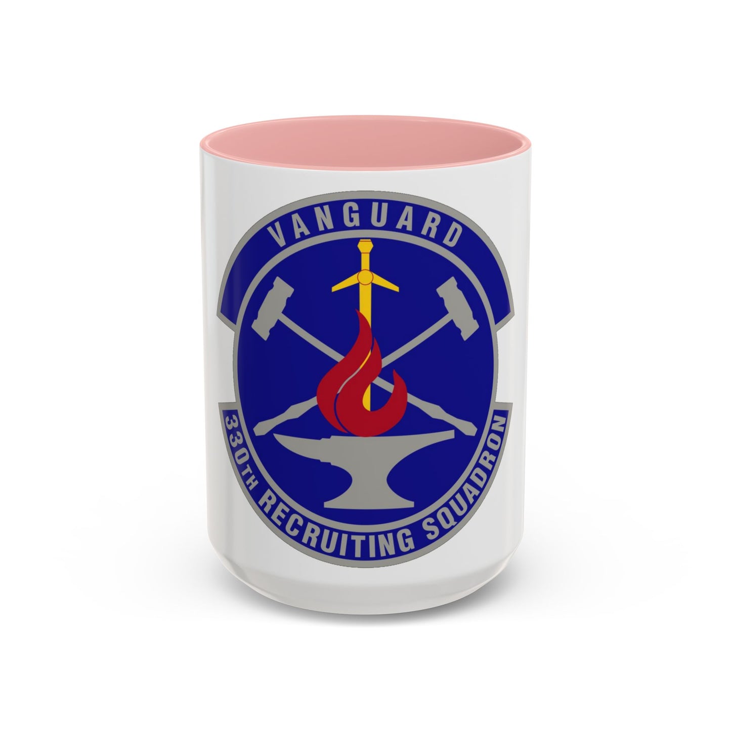 330 Recruiting Squadron AETC (U.S. Air Force) Accent Coffee Mug