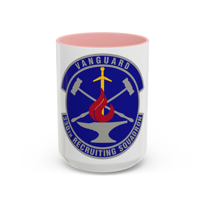 330 Recruiting Squadron AETC (U.S. Air Force) Accent Coffee Mug