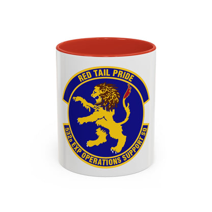 532d Expeditionary Operations Support Squadron (U.S. Air Force) Accent Coffee Mug