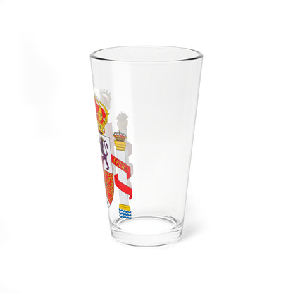 Escudo de España heráldico (Spain) (Coat of Arms) Pint Glass 16oz
