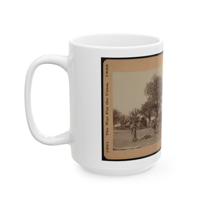 Bringing In The Wounded (U.S. Civil War) White Coffee Mug
