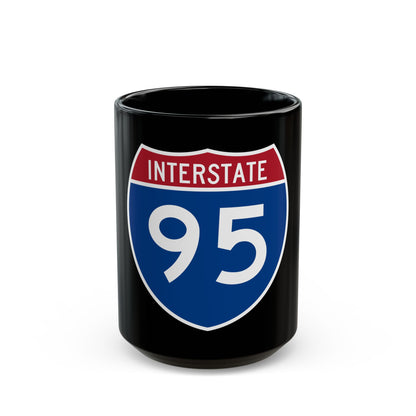 Interstate 95 (U.S. Highways) Black Coffee Mug