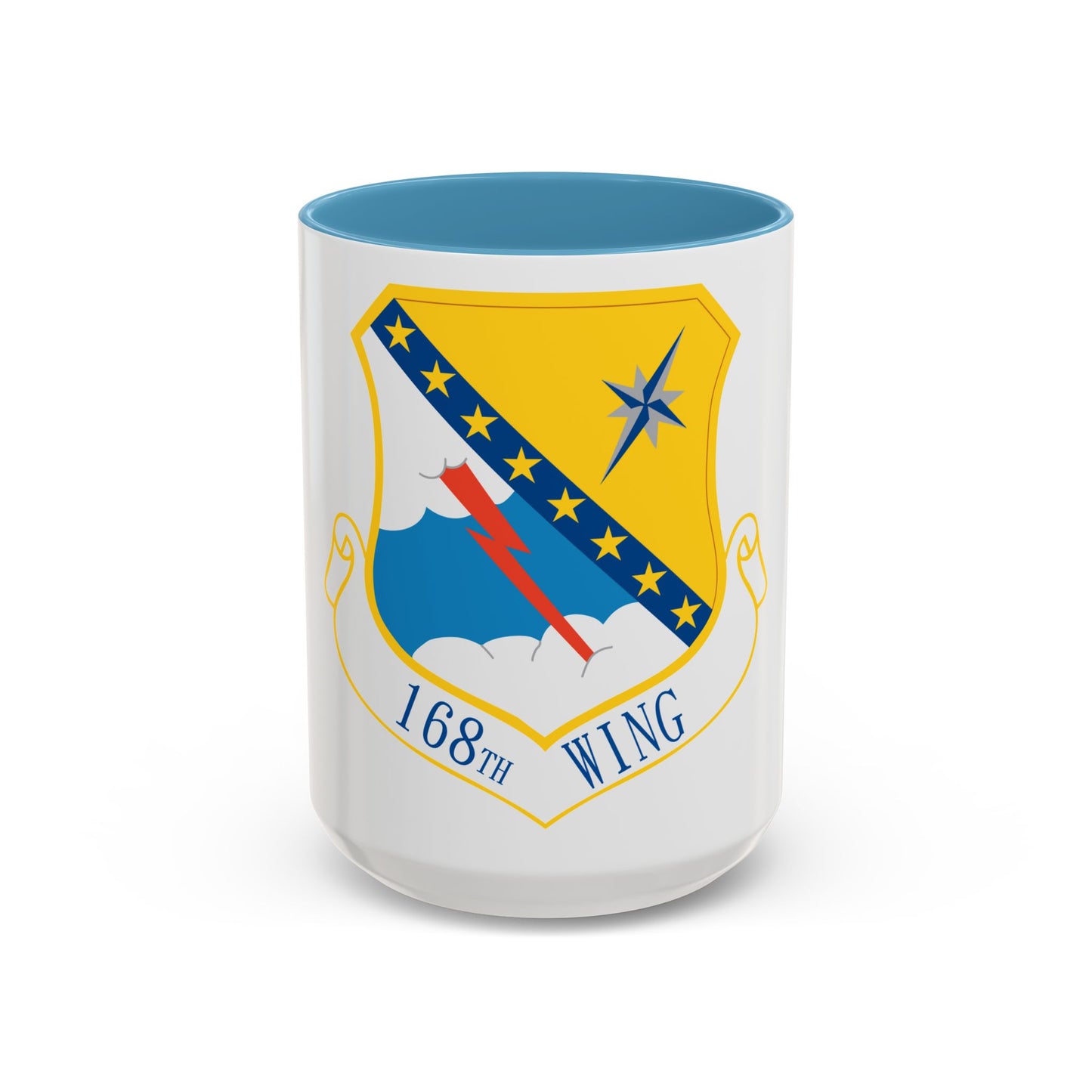 168th Wing emblem (U.S. Air Force) Accent Coffee Mug