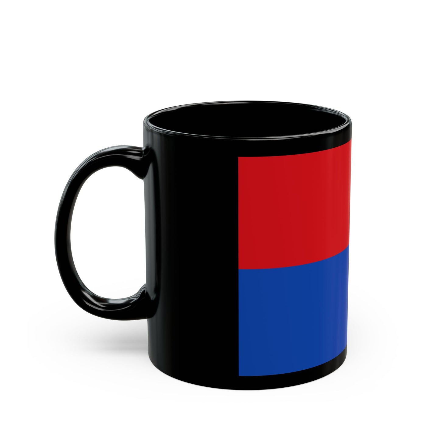 Flag of Cartago Province Costa Rica - Black Coffee Mug-Go Mug Yourself