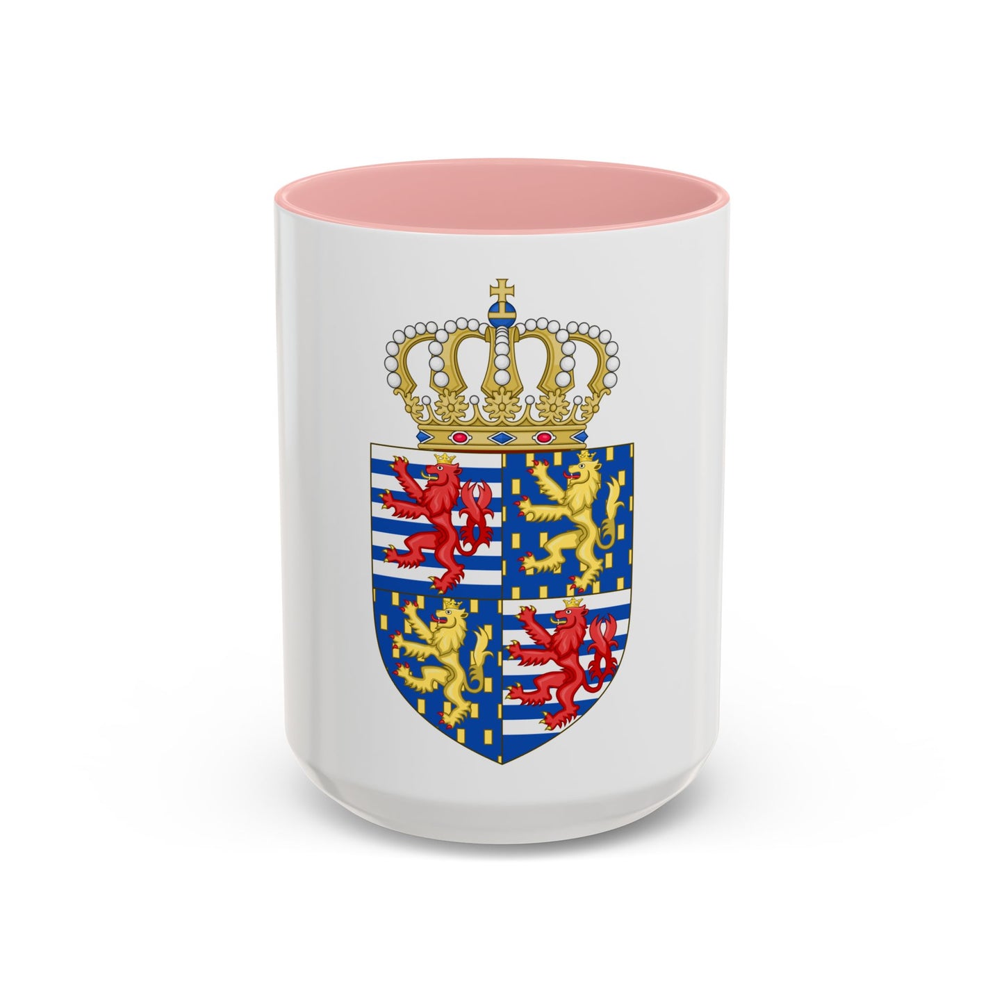 Lesser coat of arms of the Grand Duke of Luxembourg (2000) - Accent Coffee Mug