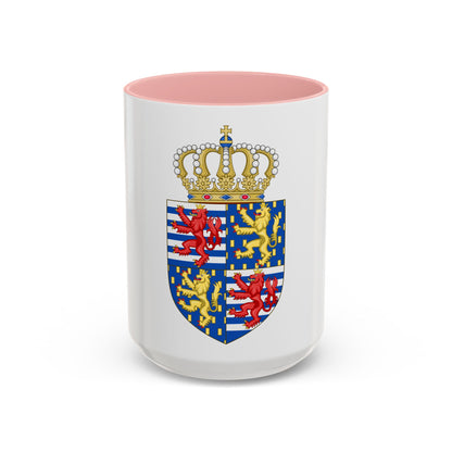 Lesser coat of arms of the Grand Duke of Luxembourg (2000) - Accent Coffee Mug