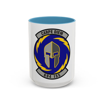 694th Intelligence Support Squadron (U.S. Air Force) Accent Coffee Mug