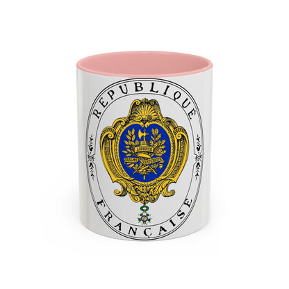 Coat of arms of the French Republic (1905) - Accent Coffee Mug