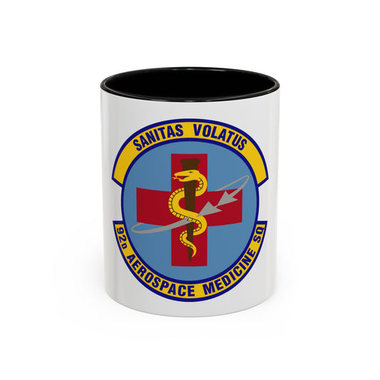 92d Aerospace Medicine Squadron (U.S. Air Force) Accent Coffee Mug