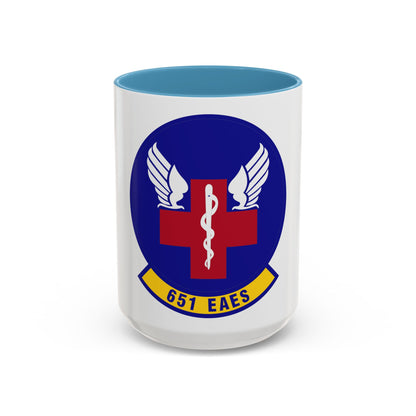 651st Expeditionary Aeromedical Evacuation Squadron (U.S. Air Force) Accent Coffee Mug
