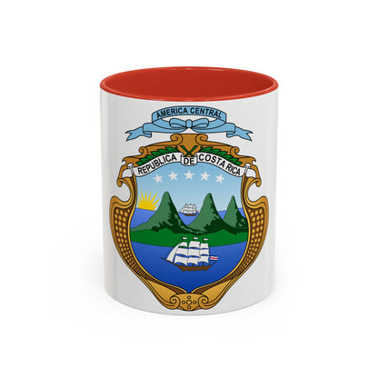 Coat of arms of Costa Rica (1906-1964) - Accent Coffee Mug