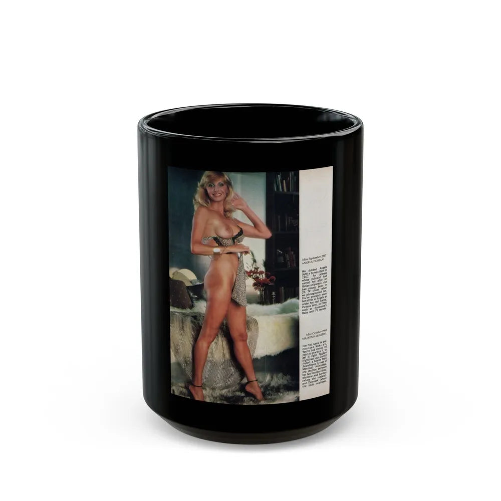 Victoria Vetri #135 - Sexiest Playboy Centerfolds of 60's from Playboy Magazine (Vintage Female Icon) Black Coffee Mug-15oz-Go Mug Yourself