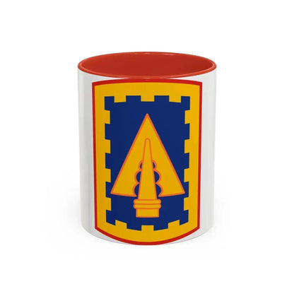 108th Air Defense Artillery Brigade (U.S. Army) Accent Coffee Mug 11oz Red - Go Mug Yourself