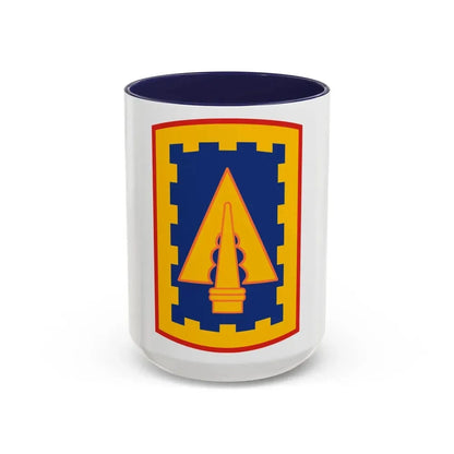 108th Air Defense Artillery Brigade (U.S. Army) Accent Coffee Mug 15oz Navy - Go Mug Yourself