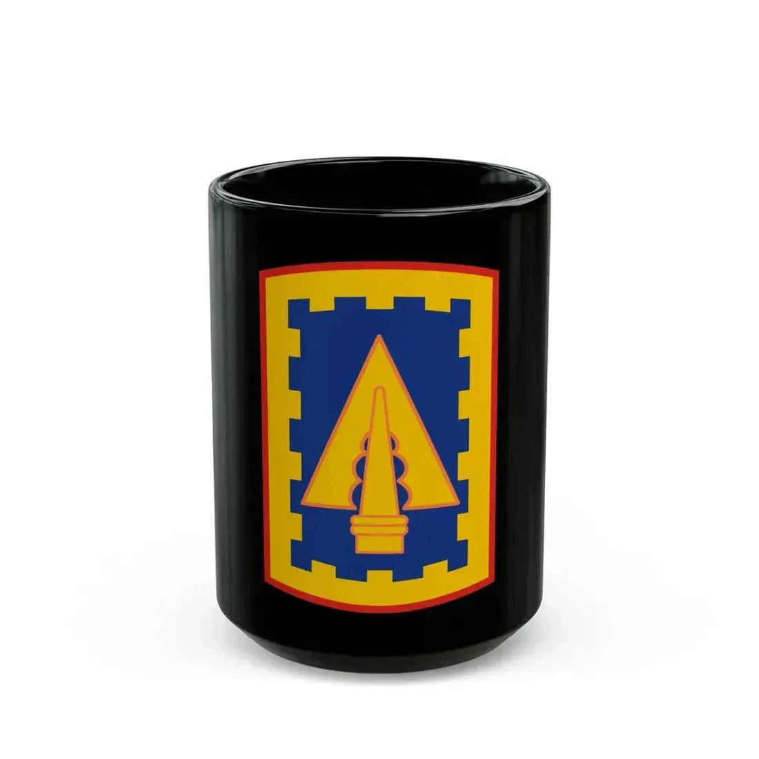 108th Air Defense Artillery Brigade (U.S. Army) Black Coffee Mug - Go Mug Yourself