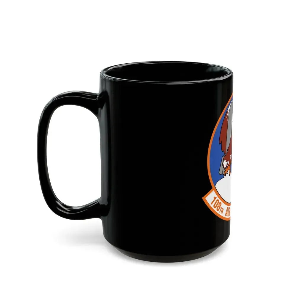 108th Air Refueling Squadron (U.S. Air Force) Black Coffee Mug - Go Mug Yourself
