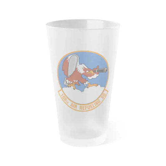 108th Air Refueling Squadron (U.S. Air Force) Frosted Pint Glass 16oz Default Title - Go Mug Yourself