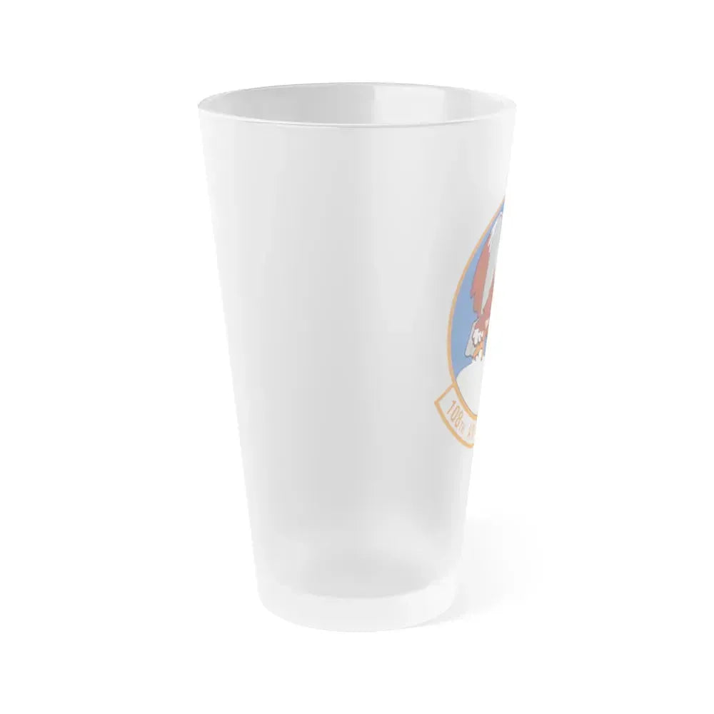 108th Air Refueling Squadron (U.S. Air Force) Frosted Pint Glass 16oz - Go Mug Yourself