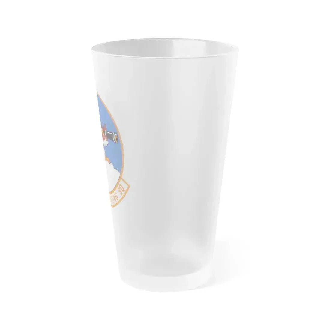 108th Air Refueling Squadron (U.S. Air Force) Frosted Pint Glass 16oz - Go Mug Yourself