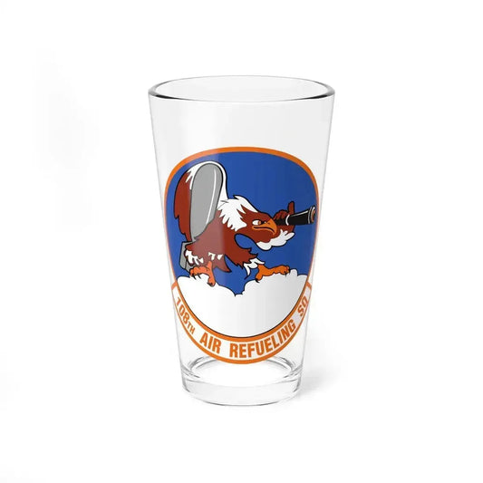 108th Air Refueling Squadron (U.S. Air Force) Pint Glass 16oz 16oz - Go Mug Yourself