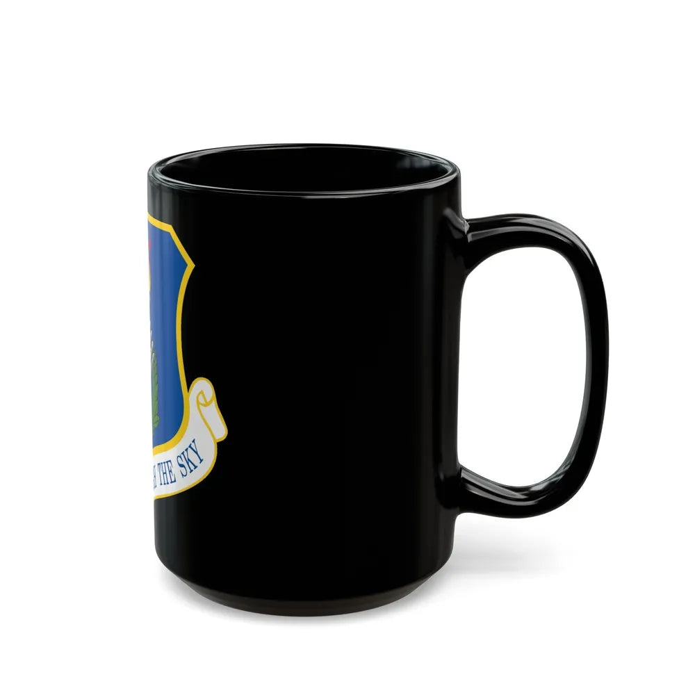 108th Air Refueling Wing (U.S. Air Force) Black Coffee Mug-Go Mug Yourself