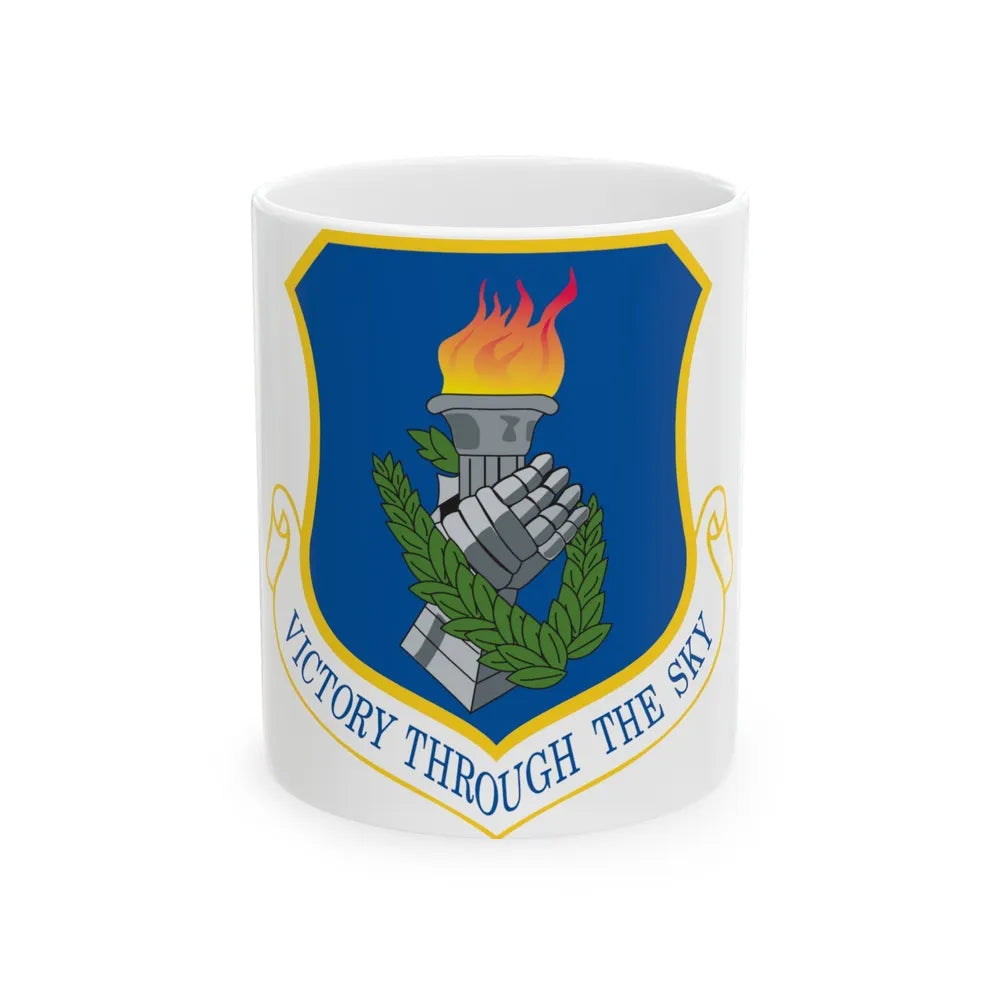 108th Air Refueling Wing (U.S. Air Force) White Coffee Mug-11oz-Go Mug Yourself