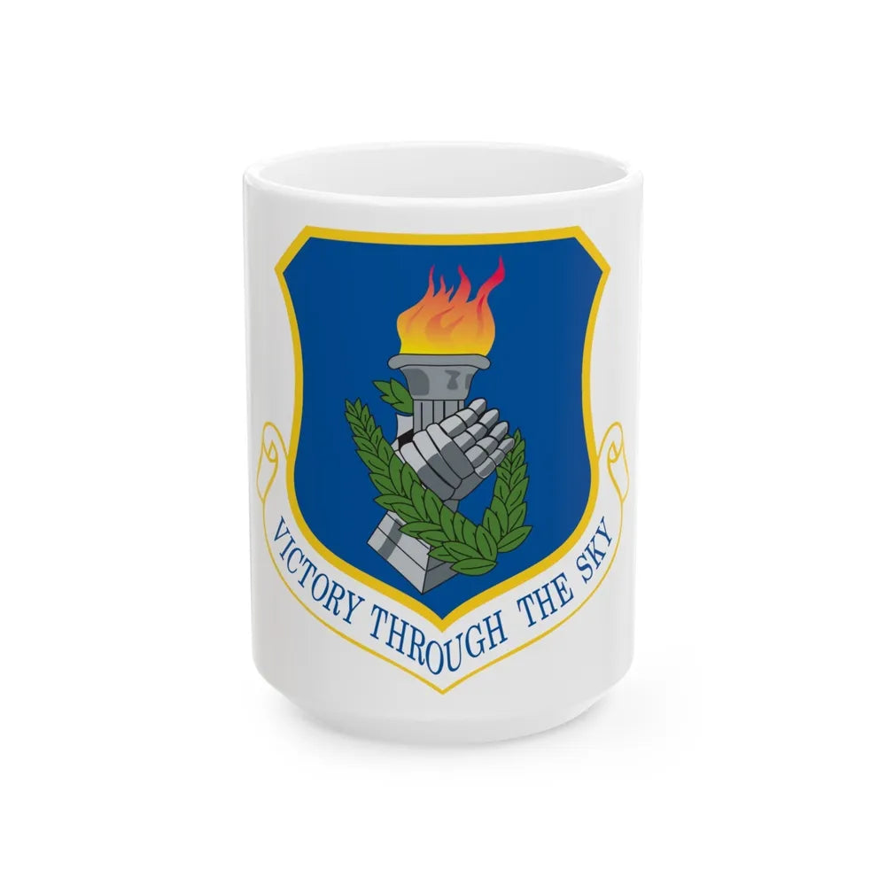 108th Air Refueling Wing (U.S. Air Force) White Coffee Mug-15oz-Go Mug Yourself